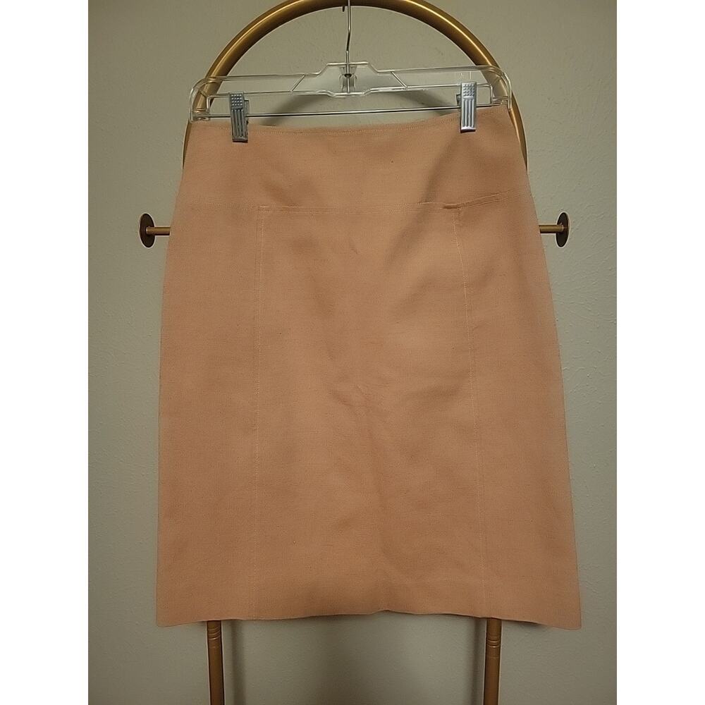 Vintage Phillipe Adec Paris Women's Skirt Size 8 Orange